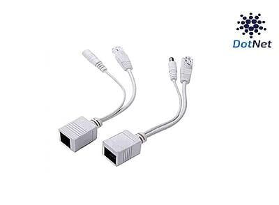 POE Injector Cable DC to RJ 45 100 Mbps