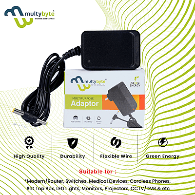 MULTYBYTE POWER ADAPTOR 5V 1AMP