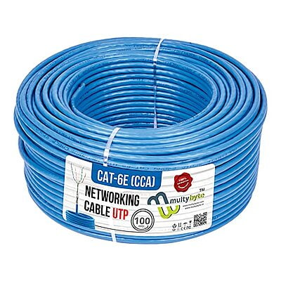 Multybyte Cable CAT-6E 0.45 Alloy 4P - 100Y (Box Pack)