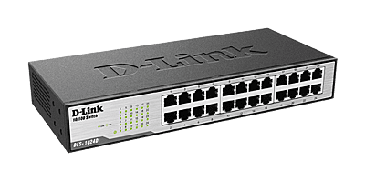 D-Link 24-Port 10/100 MBPS Desktop Switch