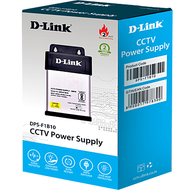 D-Link 8 Channel 12v10AMP Power Supply Single Output